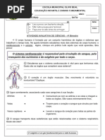 Avaliação 4º Bim Ciências