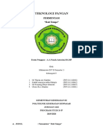 Laporan Praktik Roti Tempe
