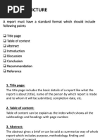 Comprehensive Report Format Guide | PDF | Business