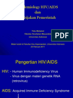 EPID HIV AIDS DAN KEBIJ PMTH - FIKUI 23 Februari 2011