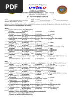 3rd Periodic Test MAPEH 7