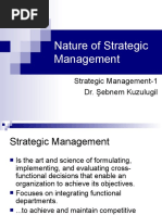 1-Nature of Strategic Management