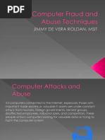 Computer Fraud and Abuse Techniques