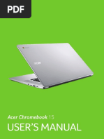 User'S Manual: Acer Chromebook 15