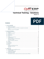 Openerp Technical Training v7 Solutions