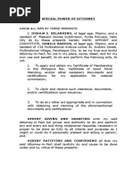 Spa PRC | PDF | Power Of Attorney | Notary Public