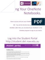 Syncing Your OneNote Notebooks