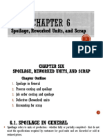 Chapter =6= - Spoilage. Re-worked units and Scrap