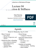 Deflection & Stiffness: ME303 Introduction To Mechanical Design