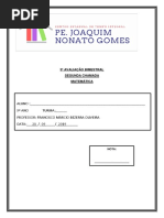 3 AVALIAÇÃO BIMESTRAL 9 ANO SETEMBRO segunda chamada.docx