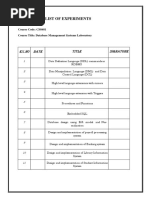 Dbms Lab Manual Barath PDF