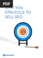 Why You Struggle to Sell SEO