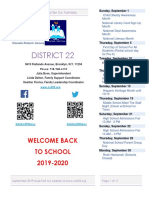 District 22 Newsletter September 2019