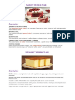 Examples: Shortened Cake