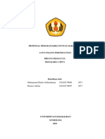 Proposal Program Kreativitas Mahasiswa KC (Zhafir Rainier)