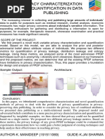 Privacy Characterization and Quantification in Data Publishing