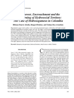 Boelens, Duarte-Abadía, Roa - 2015 - Hydropower, Encroachment and The Re-Patterning of Hydrosocial Territory The Case of Hidrosogamoso I