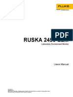 RUSKA 2456-LEM: Users Manual