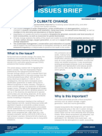 The Ocean and Climate Change Issues Brief