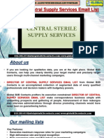 Director of Central Supply Services Email List