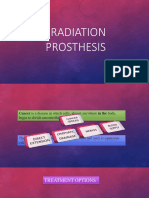 Radiation Prosthesis: Presenter: C.Sharanya