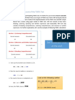 How To Calculate The Score of The TOEFL Test PDF