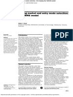 Factors Influencing Market and Entry Mode Selection PDF