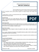 Irritant Chemicals: Description