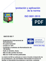 Iso 9001 2015 Interpretacion y Aplicacion Ep (Presentacion)