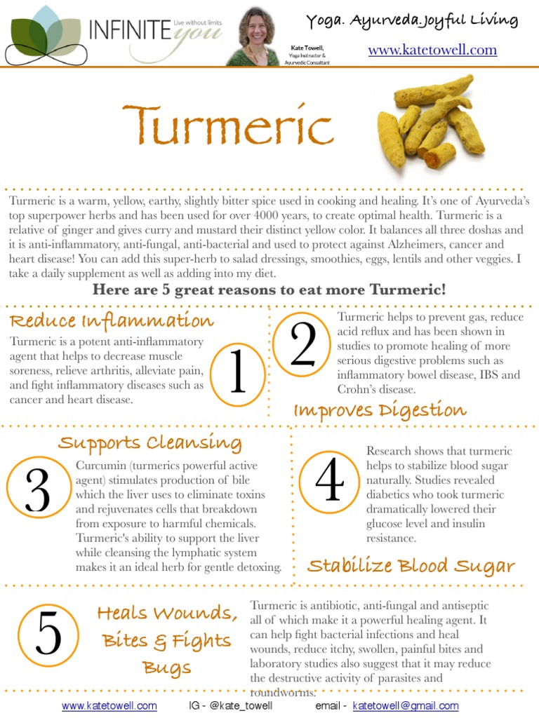 Turmeric Reduce Inflammation PDF Turmeric Inflammation