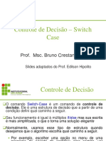 Introdução À Programação - Aula 09 - Estruturas de Controle - Switch Case PDF