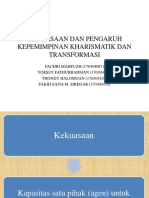 Kekuasaan Dan Pengaruh Kepemimpinan Kharismatik Dan Transformasi