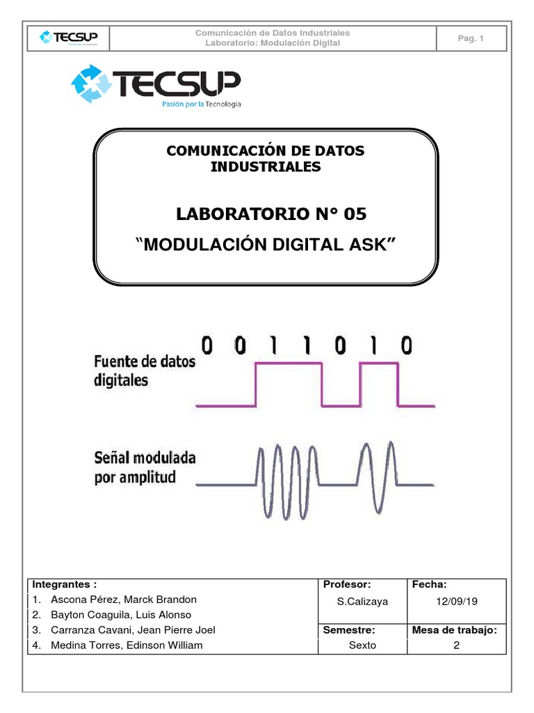 Modulación Digital ASK en MATLAB | PDF | Modulación | Ingeniería en ...