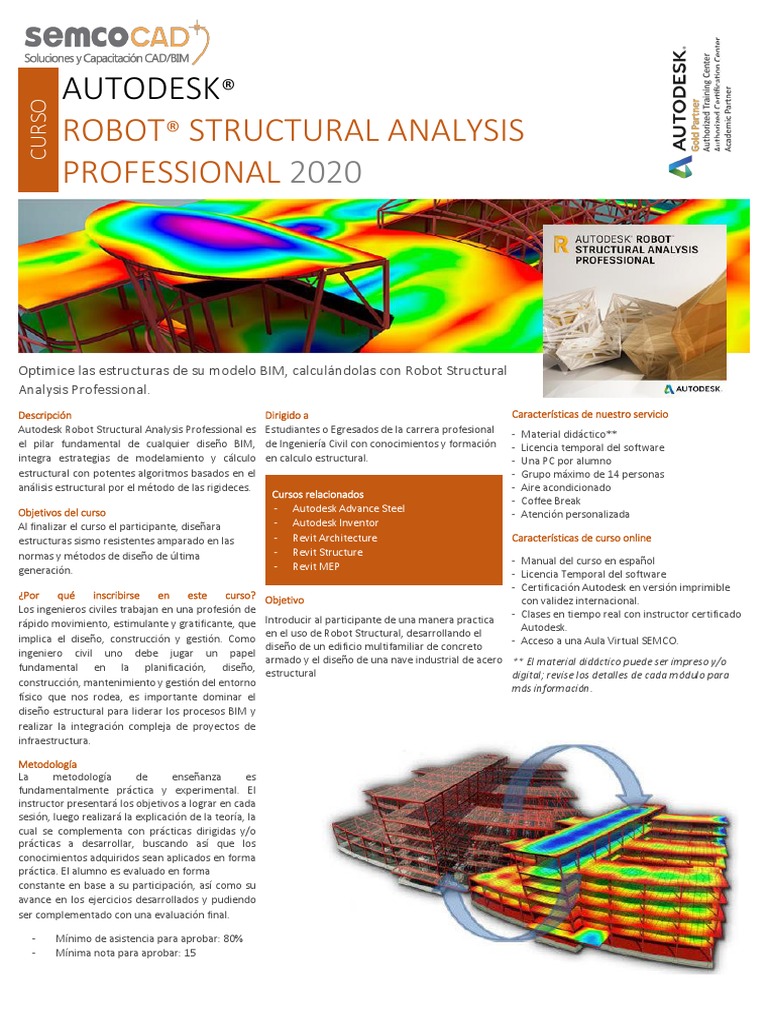 Curso Autodesk Robot | PDF | Autodesk Revit | Diseño