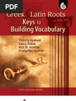 Download Greek and Latin RootsKeys to Building Vocabulary by Duc Vu SN42966991 doc pdf
