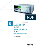 Philips 50XM Fetal Monitor - Service Manual