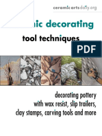 Ceramic Decorating: Tool Techniques