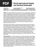 World Agricultural Supply and Demand Estimates