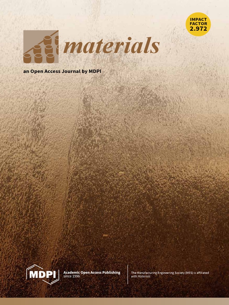 Materials (Basel) Info PDF Materials Science Nature
