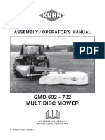 GMD 602 - 702 Multidisc Mower: Assembly / Operator'S Manual