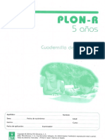 PLON-R (Cuadernillo Anotación - 5 Años)