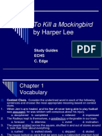 A Guide For ELA Grade 9-How To Kill A Mock. Bird