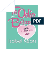 Portada Libro Te Odio Pero Besame