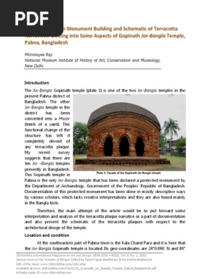 12 Gopinath Jor Bangla Temple Pabna Bangladesh Pdf Ramayana Rama