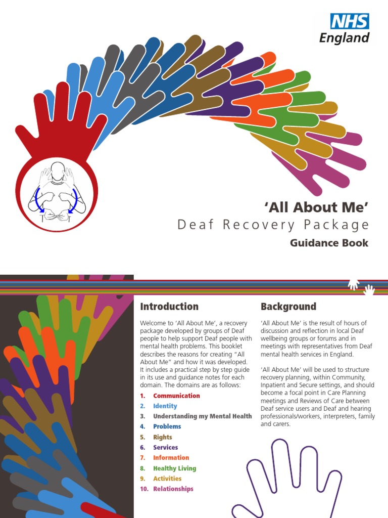 Deaf Recovery: A Guide for Service Users | PDF | Hearing Loss ...