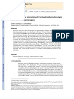 The Use of Positive Reinforcement Training To Reduce Stereotypic Behavior in Rhesus Macaques