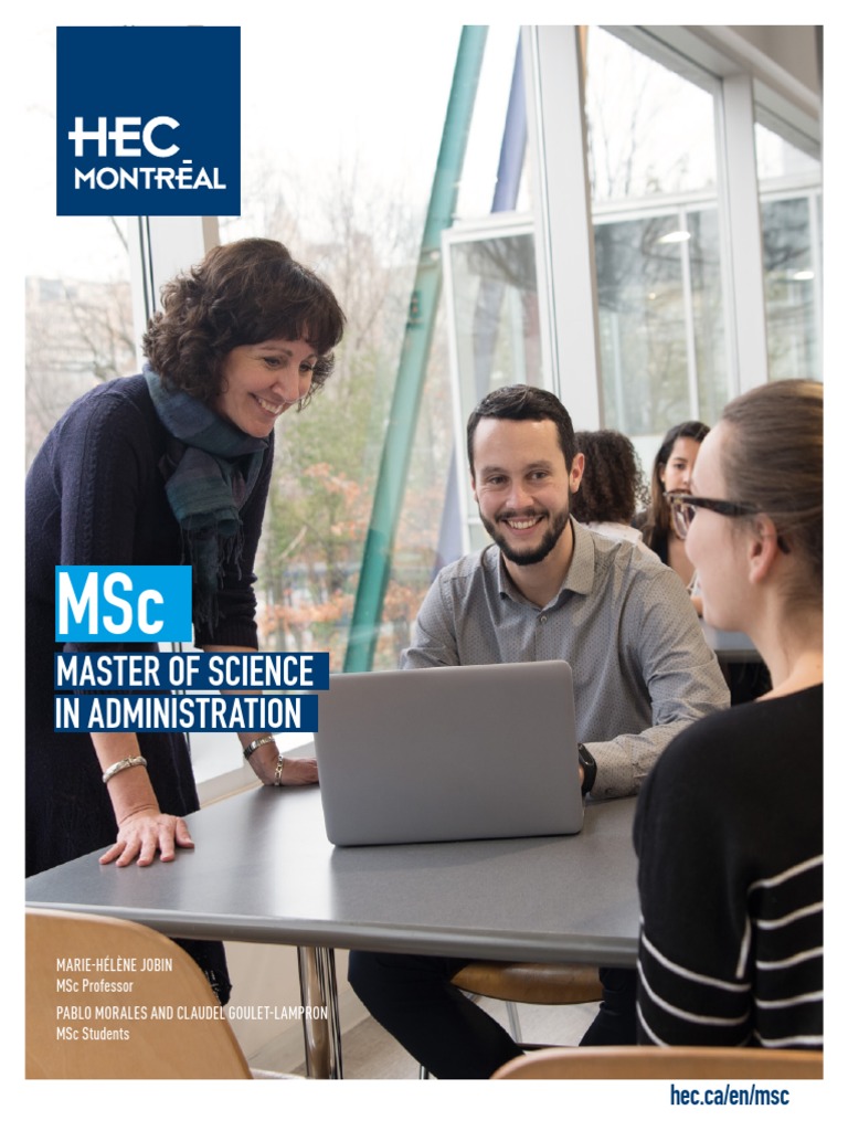 Brochure MSC ENG HEC Montreal January 2019 | PDF | Master Of Science ...