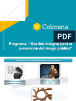 Presentación Programa Riesgo Público