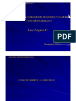 Luis Zegarra C.: Problemas de Corrosion en Estructuras de Concreto Armado
