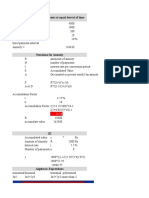 Annuity Sequence of Payments at Equal Iterval of Time